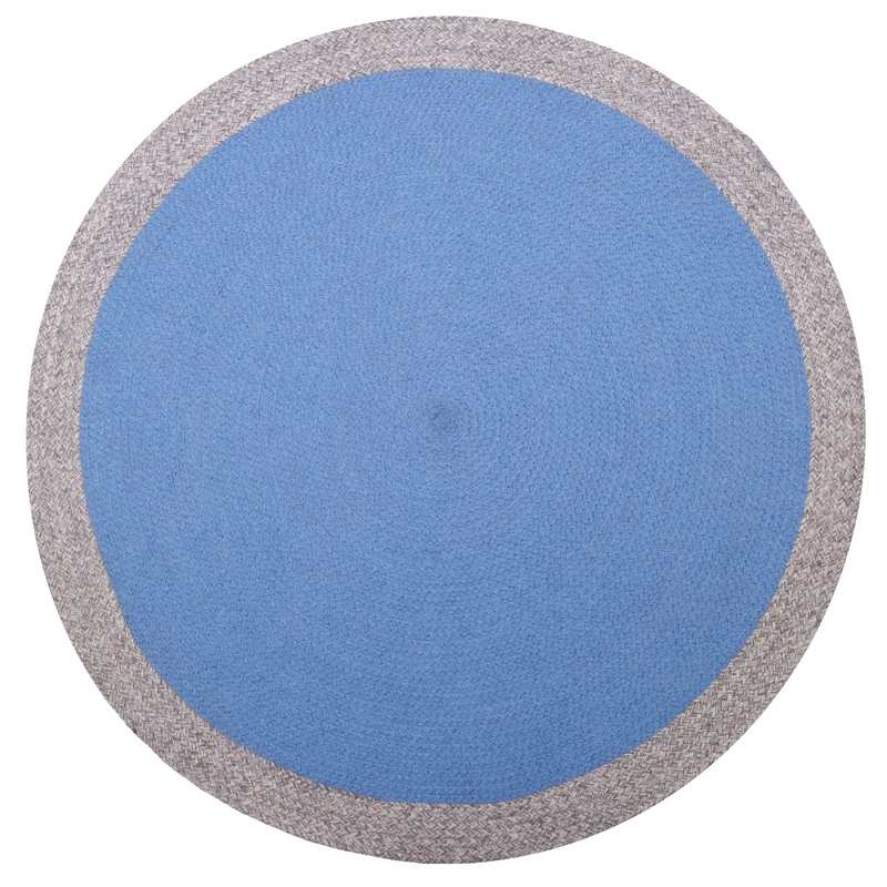 Tapis laine tressée 120cm NOLAN