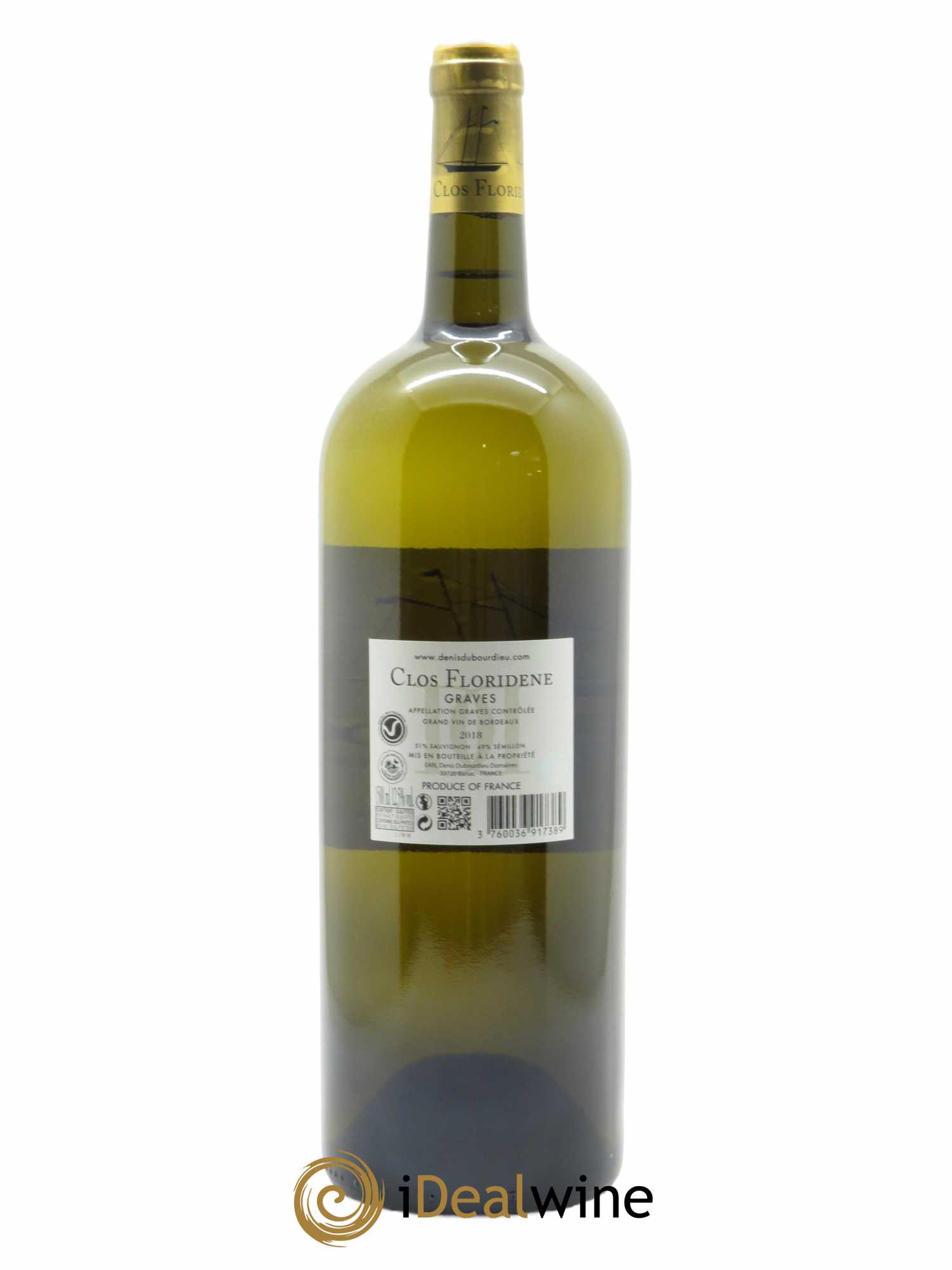 Clos Floridène  2018 - Lot de 1 Magnum