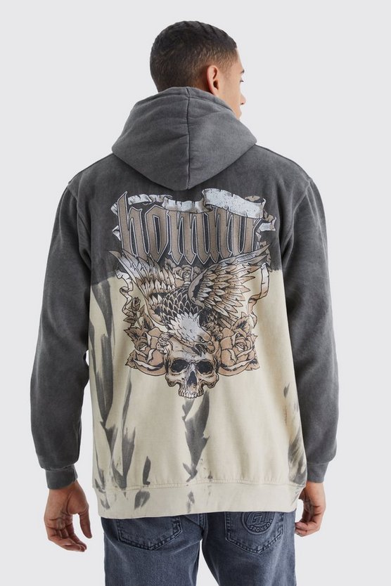 Oversize Hoodie mit Print