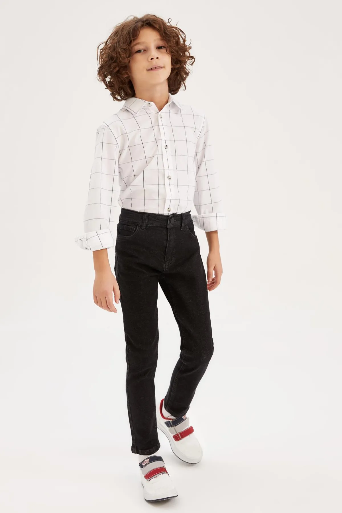 DeFacto  Slim-Fit-Jeanshose für Jungen