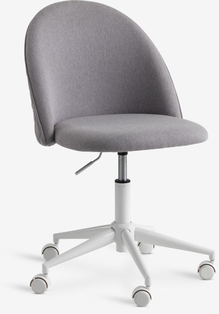 KOKKEDAL KOKKEDAL office chair, gray/white fabric