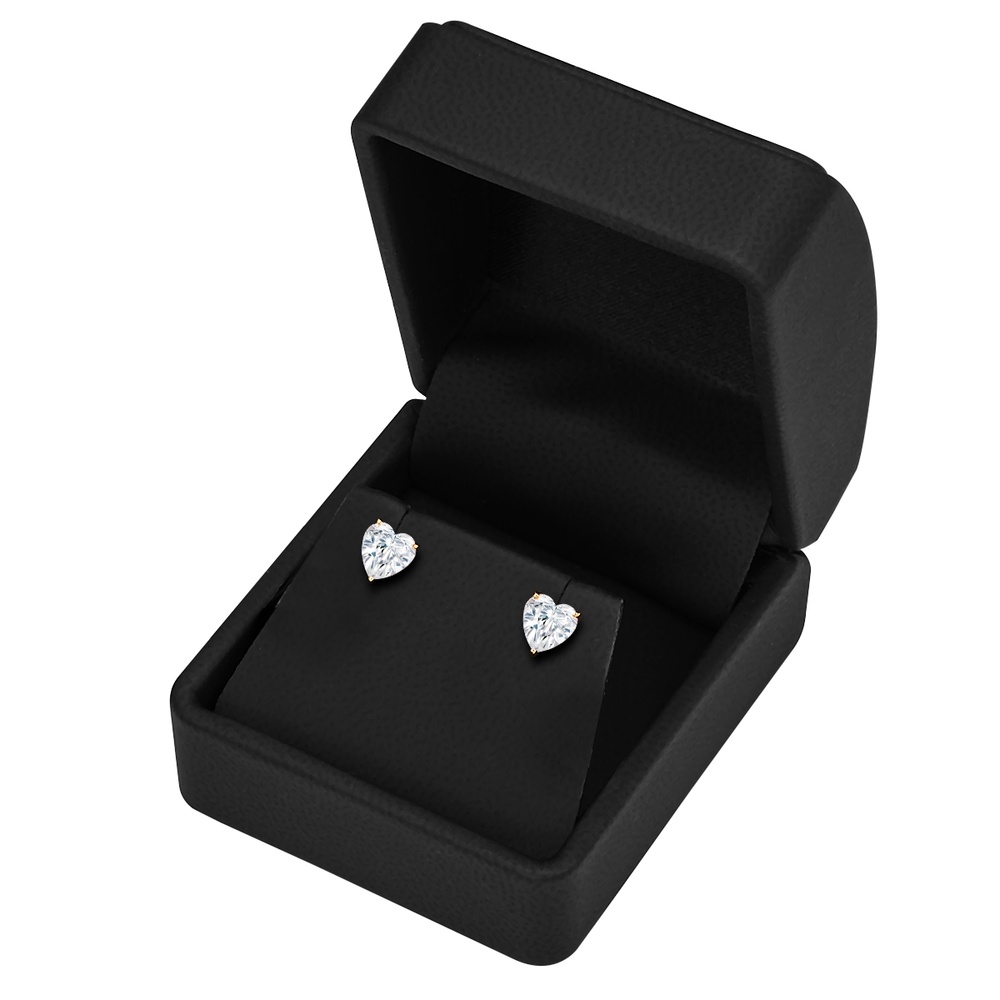 Trilani Boucles doreilles Argent sterling Oxyde de zirconium (CZ) en Or jaune Boucles d'oreilles