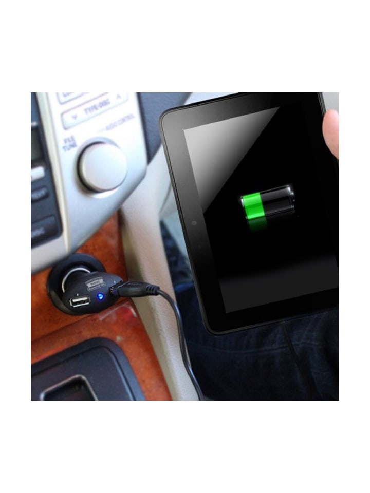 COFI 1453 Auto PowerUP USB Schnellladegerät 2.1A in Schwarz günstig kaufen 1