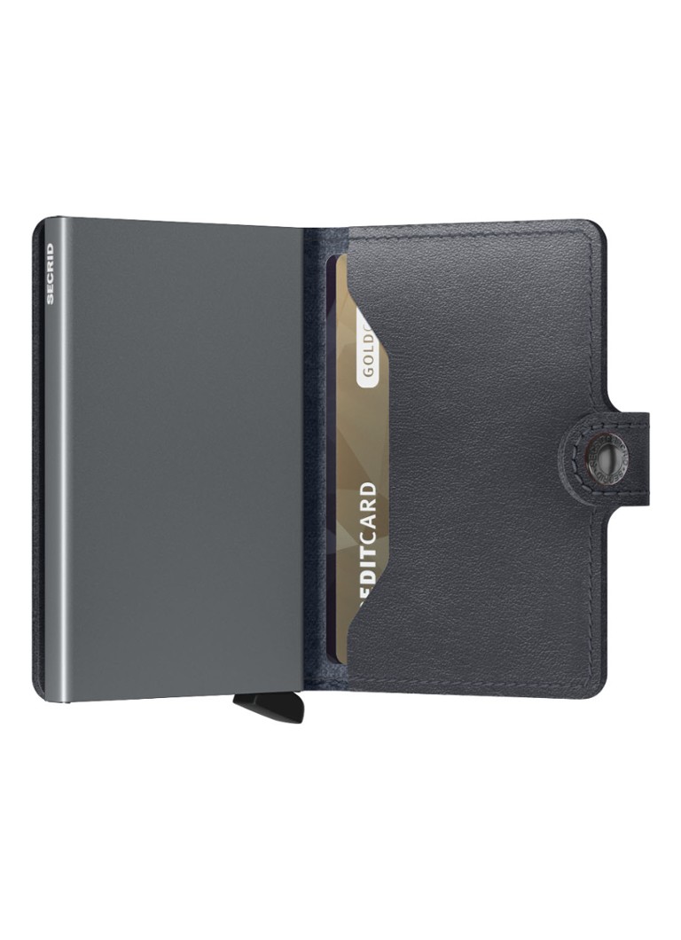 Portafoglio mini Secrid in pelle con porta carte di credito.