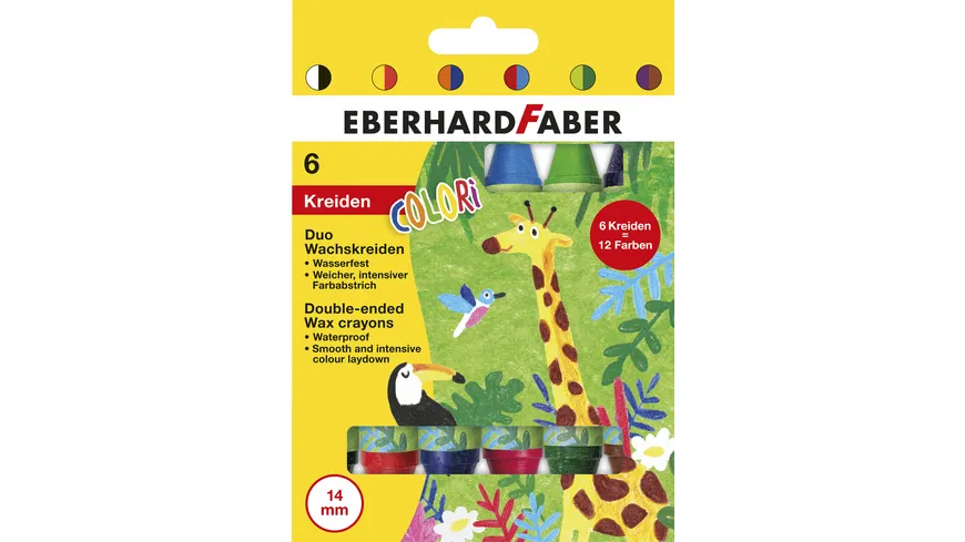 EBERHARD FABER Colori Wachsmalkreiden Duo