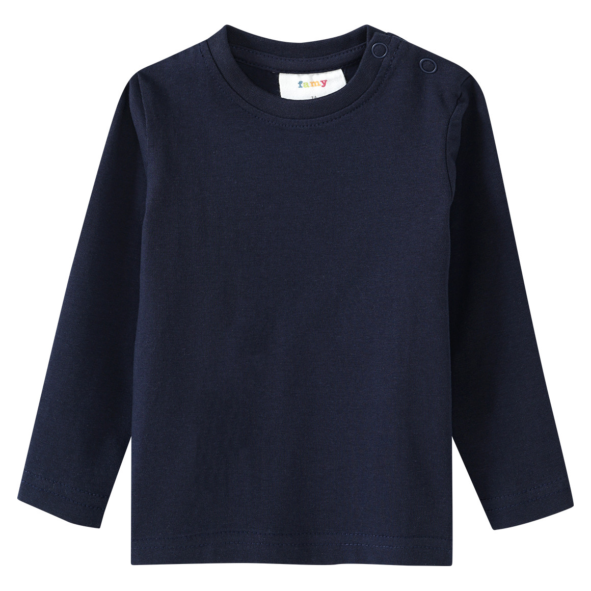 2 Baby Langarmshirts im Basic-Style