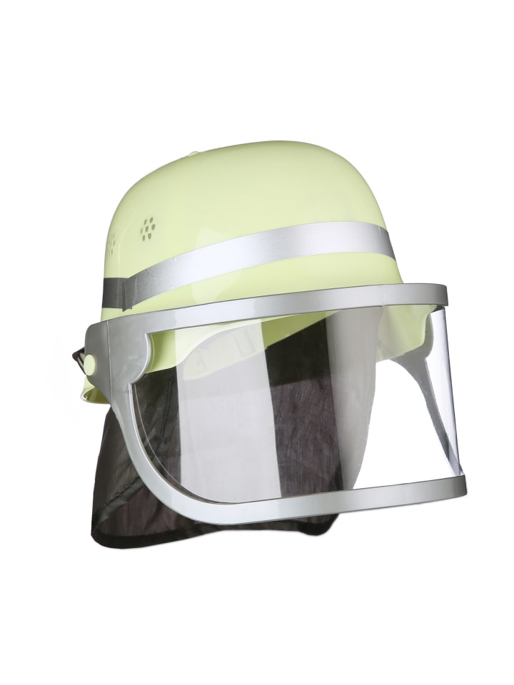 relaxdays 6 x Feuerwehrhelm in Gelb - (B)22,5x (H)24,5 x (T)28 cm günstig kaufen onesize