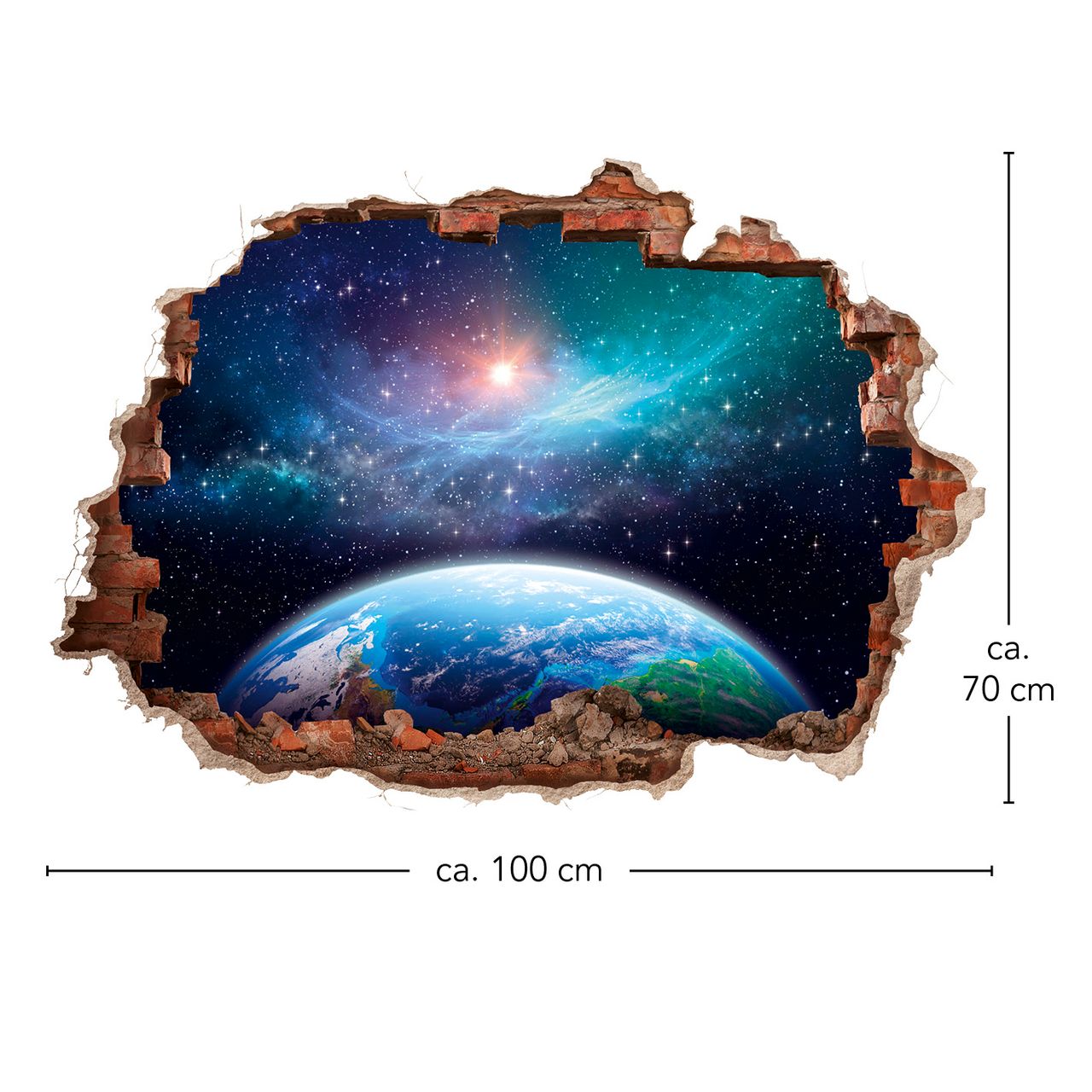 MAXXMEE 3D-Wandtattoo - Galaxy V2