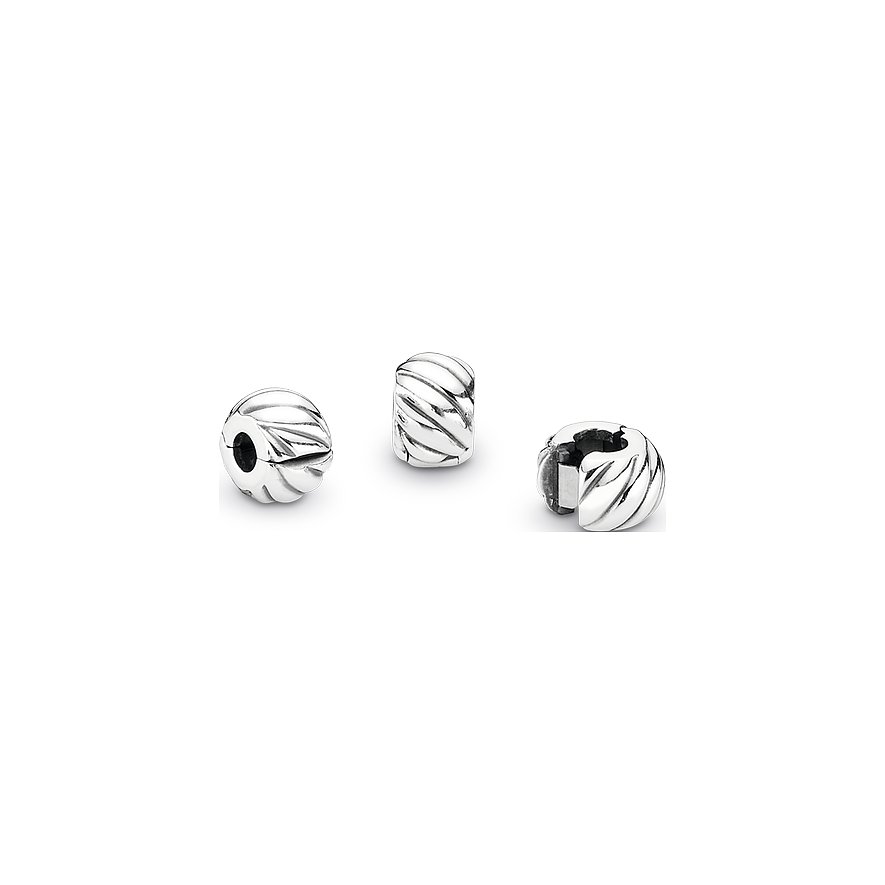 Pandora Charm Moments Polierter Gefiederter Clip