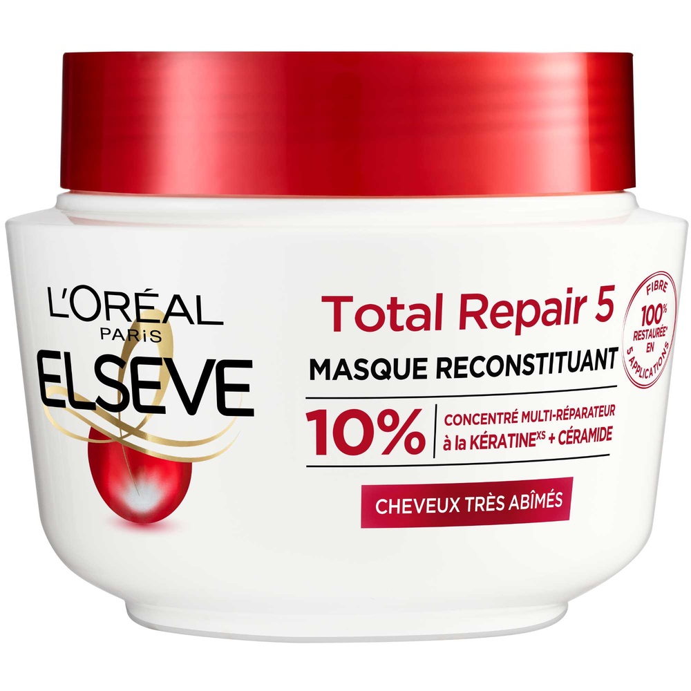 L'Oréal Paris Elseve Total Repair 5 Masque reconstituant enrichi en acides aminés et céramide cheveux abimés