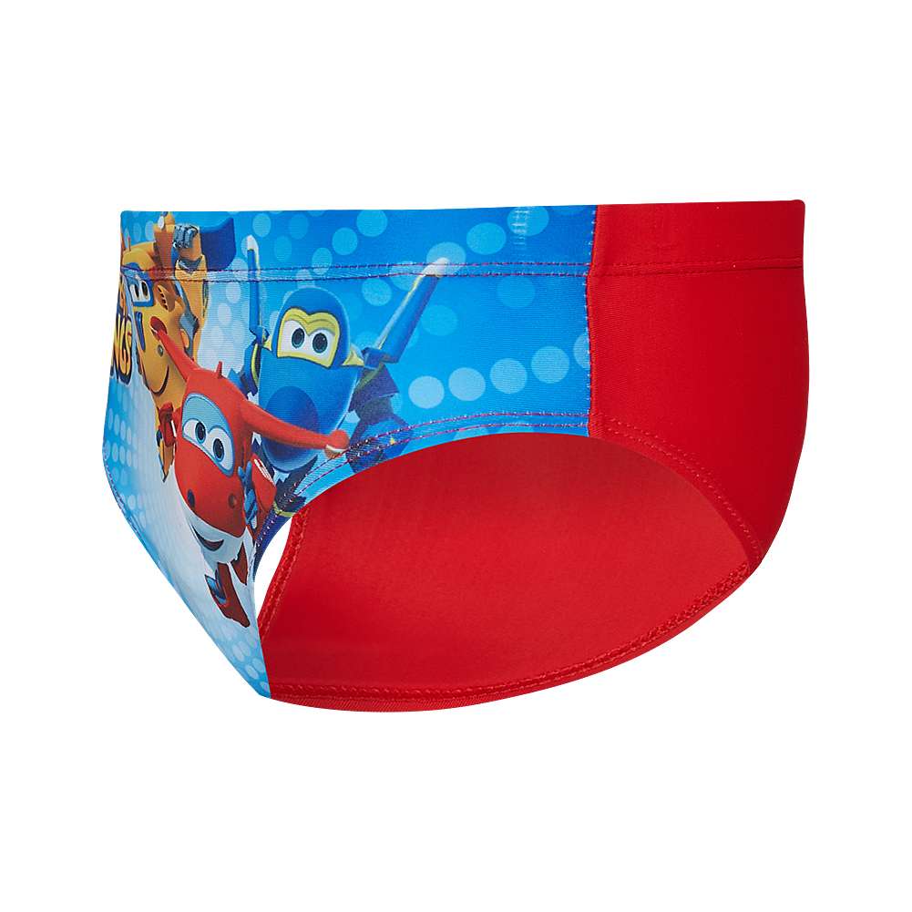 Super Wings Jungen Badehose Slip QE1751-red