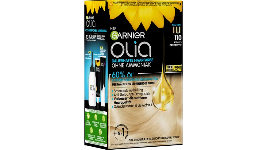Garnier Olia Coloration Super Blonds Pure 110 helles aschblond kühles aschblond