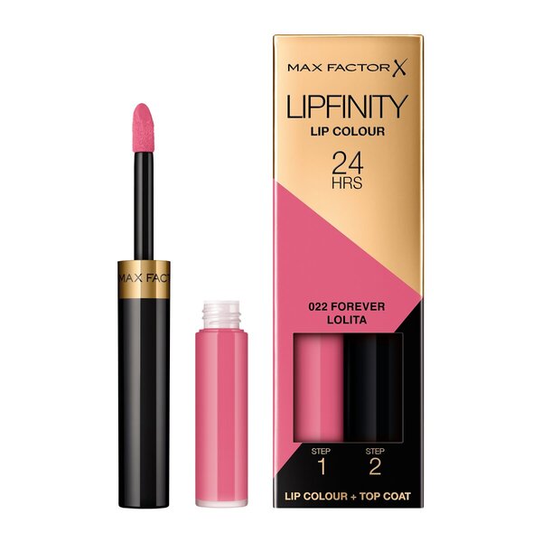 Max Factor Lipfinity ajakrúzs 022 Forever Lolita rúzs 2,3ml