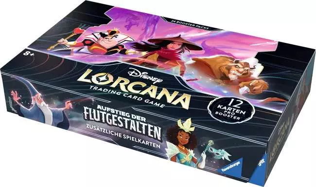 Disney Lorcana: Aufstieg der Flutgestalten - Display mit 24 Booster Packs (Deutsch)
