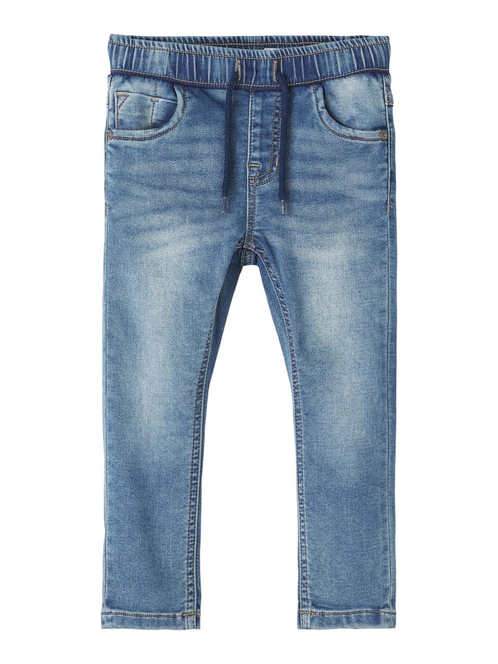 name it Schlupfjeans in medium blue denim günstig kaufen
