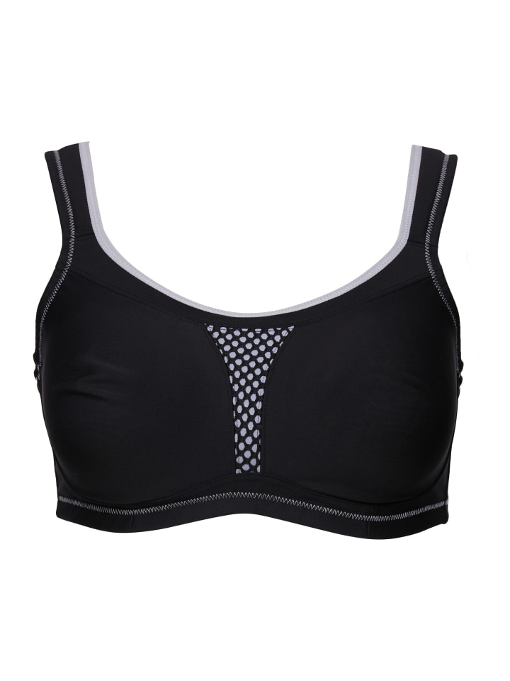 Ulla Popken Sport BH in schwarz günstig kaufen 85C