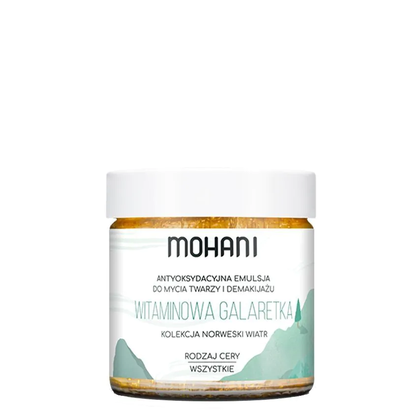 Mohani antioksidativna emulzija za čišćenje lica i skidanje šminke s vitaminima i želeom