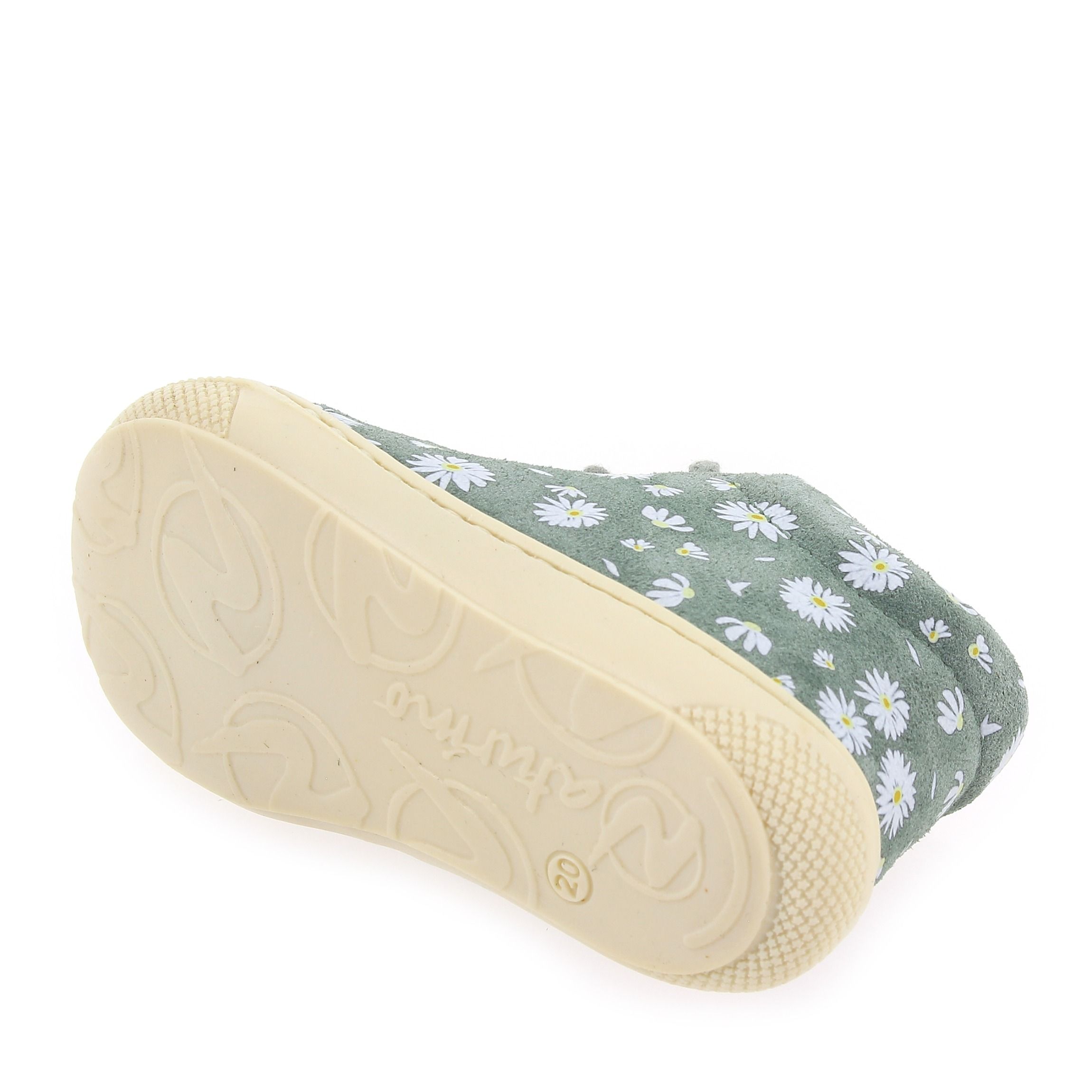 Naturino  COCOON SUEDE PR - Kaki Blanc