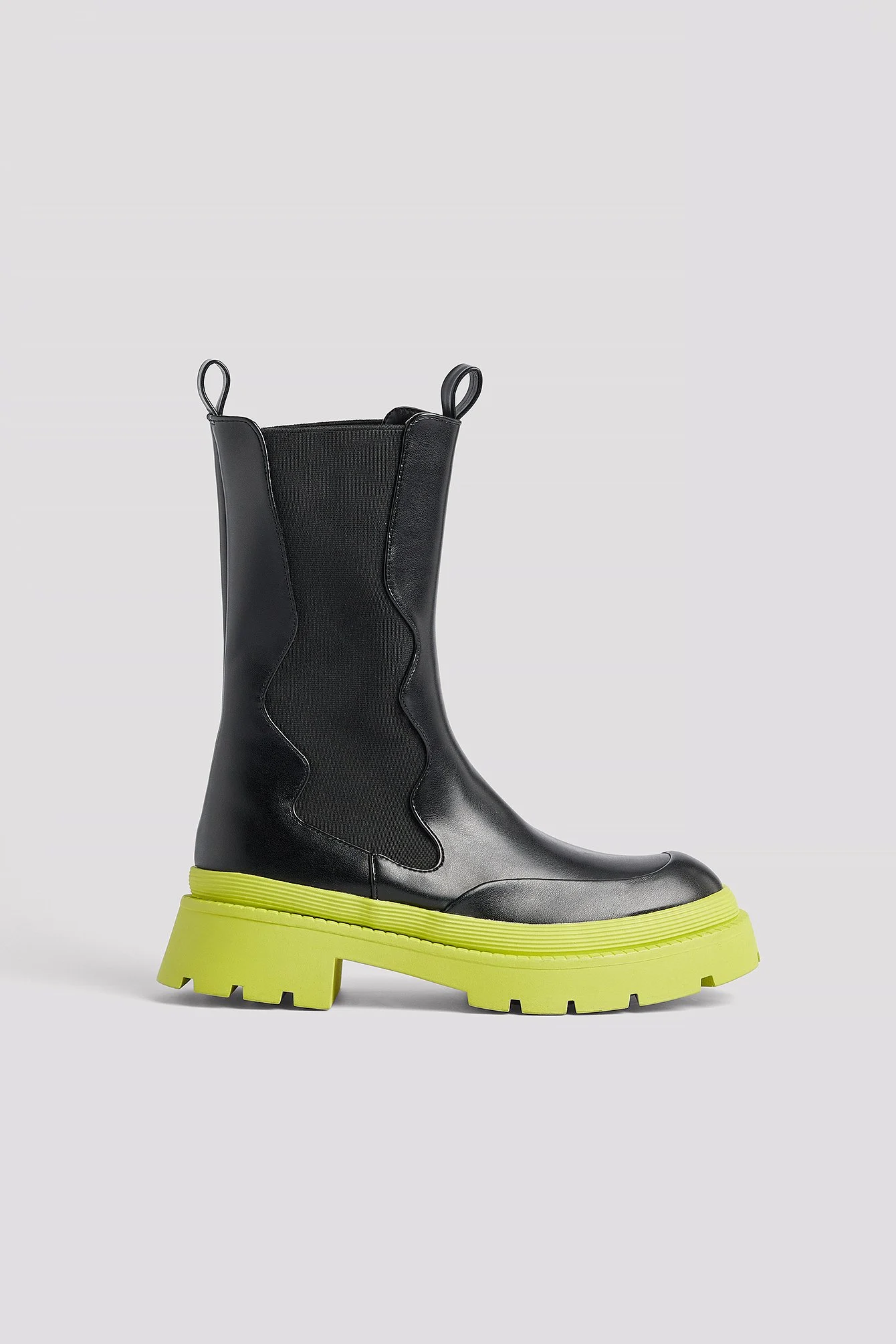 Wellige Stiefel