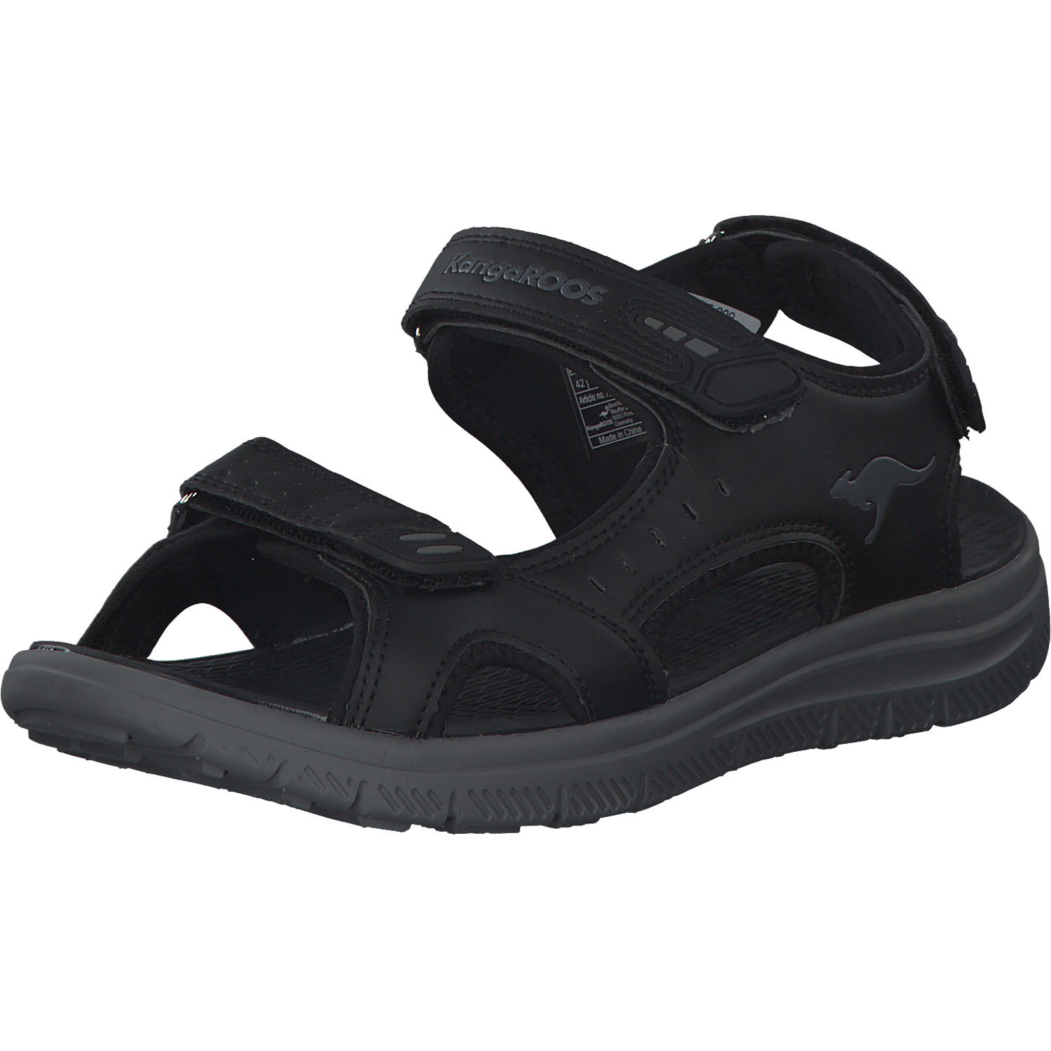KangaROOS 79197, Klassische Sandalen, Herren, Schwarz