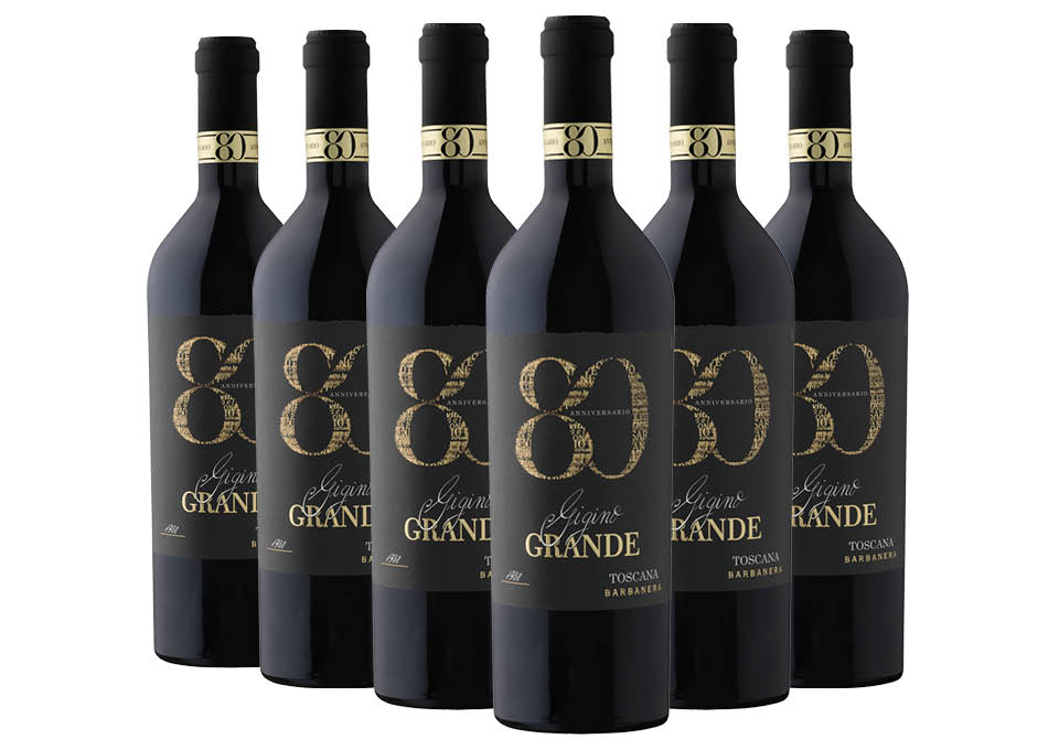 Toscana IGT Gigino Grande 2019 Barbanera 6 bouteilles de 0,75 ℓ