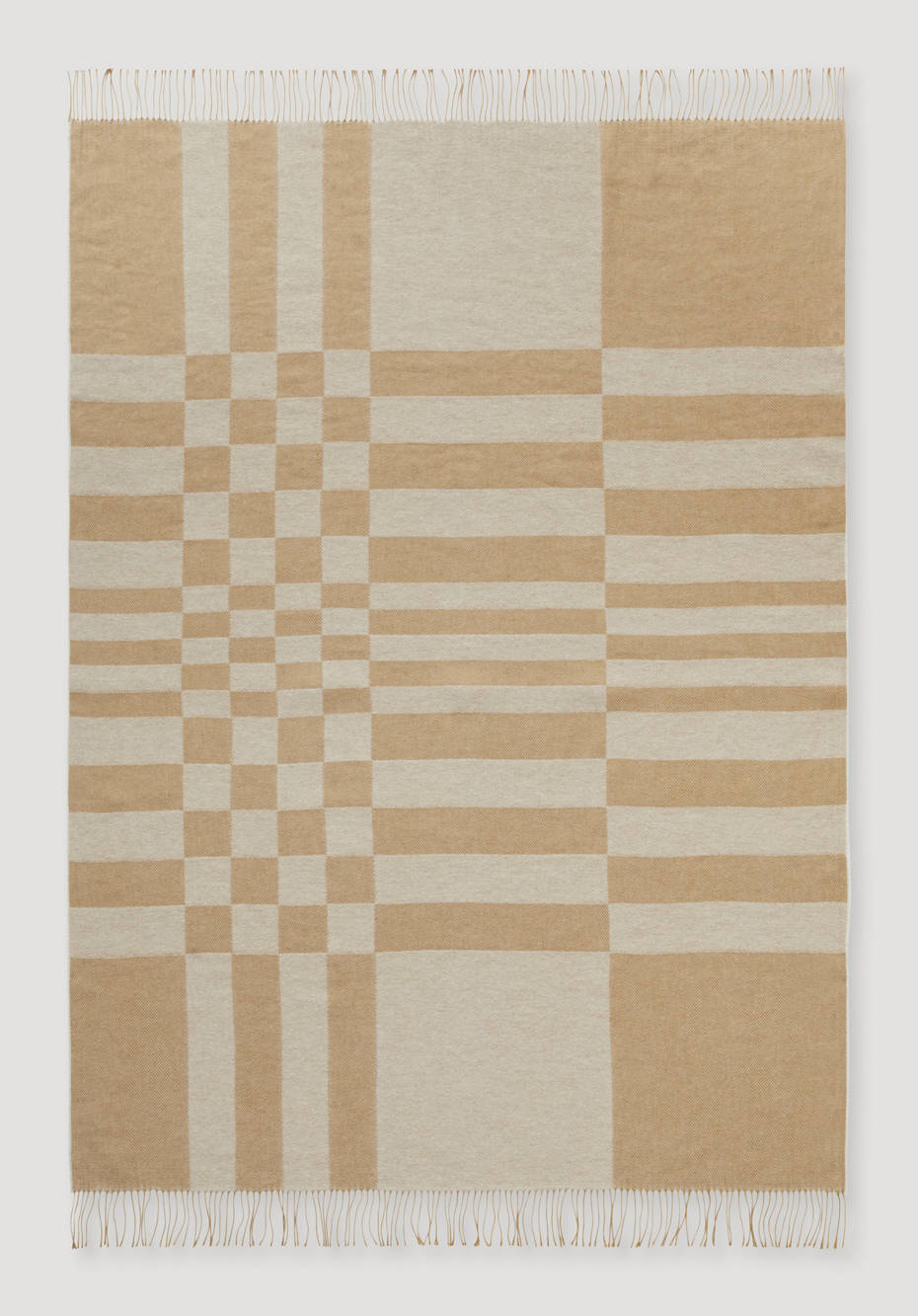 Plaid VICTOR aus Hanf und Schurwolle