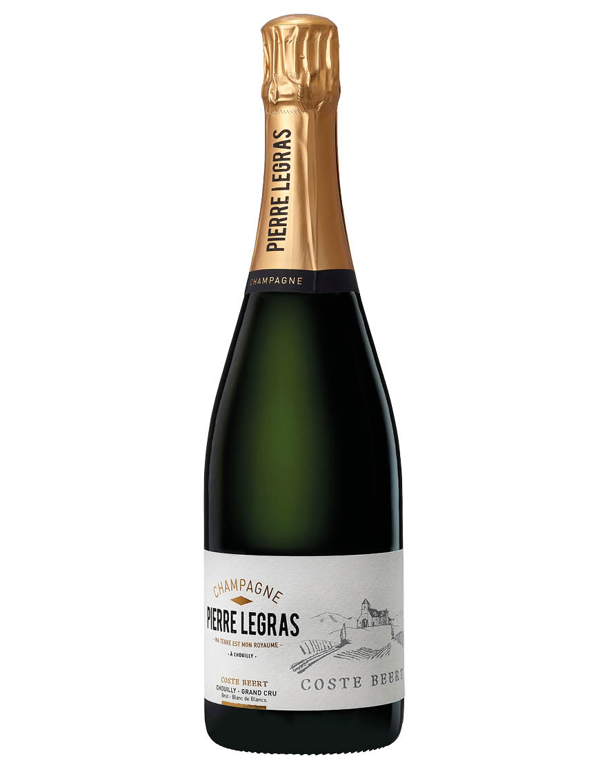 Champagne Brut Blanc de Blancs Chouilly Grand Cru AOC Coste Beert Pierre Legras 0,75 ℓ