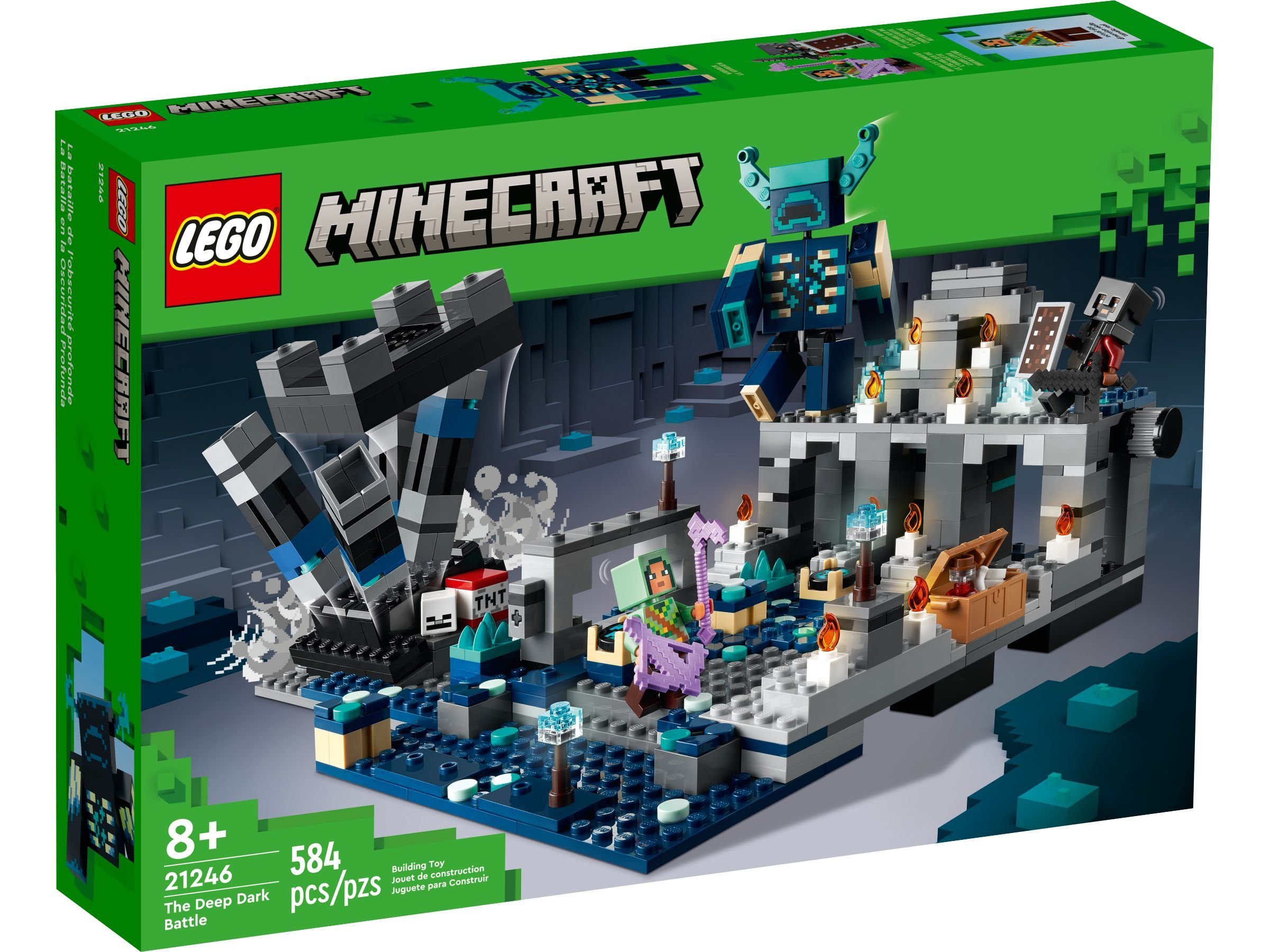 LEGO® Konstruktionsspielsteine LEGO Minecraft® 21246 Das Duell in der Finsternis