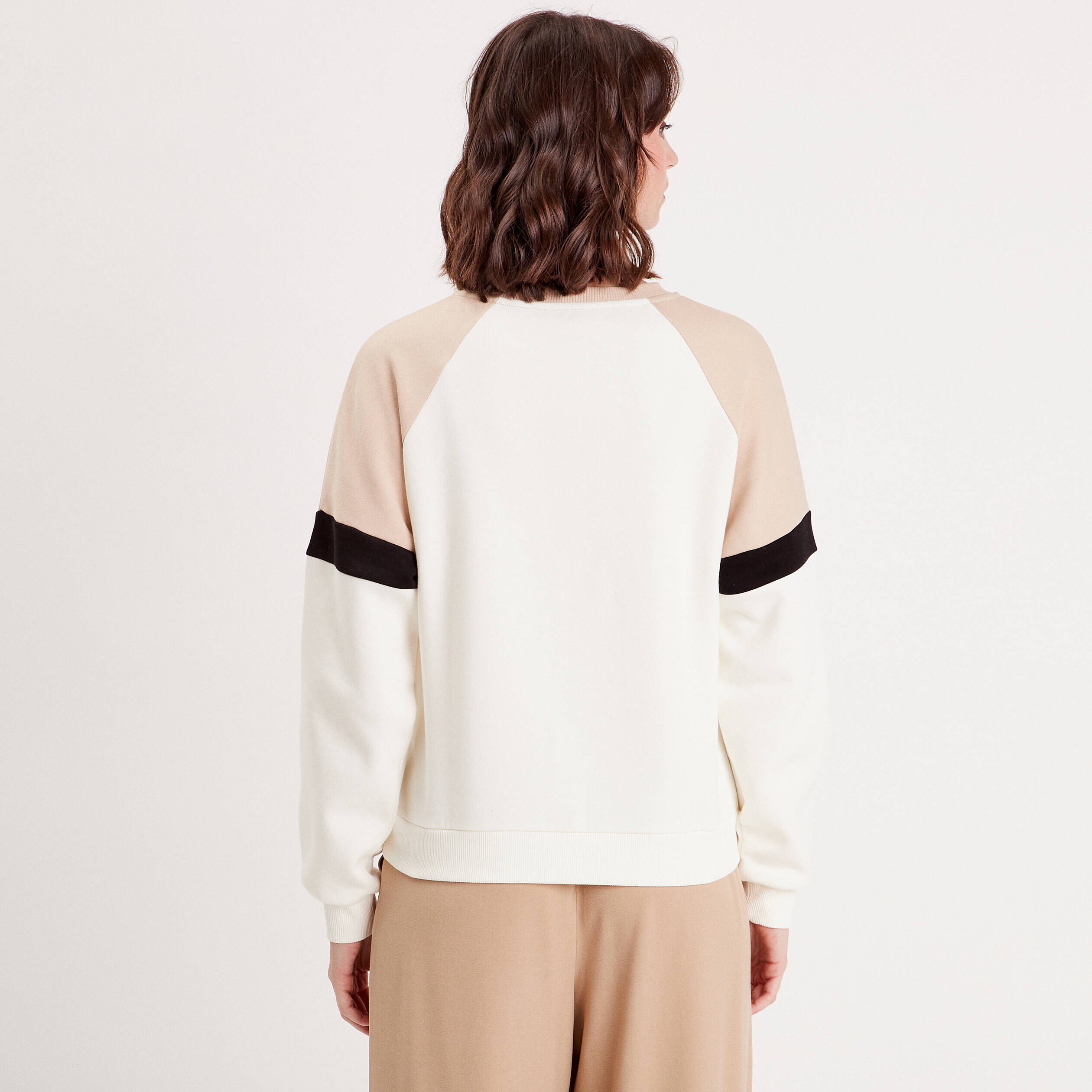 Sweat manches longues noir femme | Cache Cache