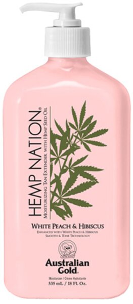 Australian Gold Hemp Nation White Peach & Hibiscus After Sun Lotion