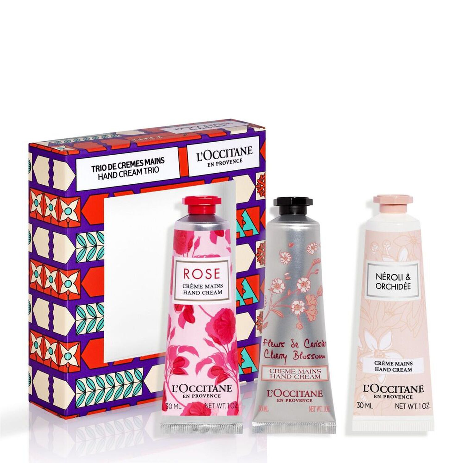 l'occitane Trio Fleuri Coffret Crème Mains 30 ml + 2 Produits
