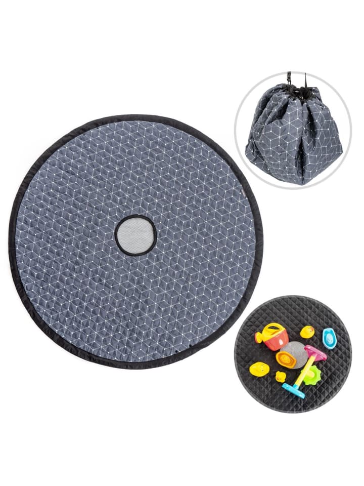 Zamboo Spielplatzdecke 2in1 - Tasche und Unterlage - Grau in grau,weiss günstig kaufen onesize