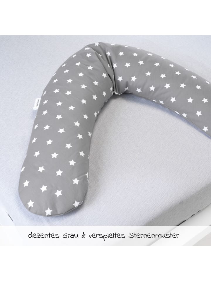 Theraline Stillkissen Das Komfort mit Mikroperlen-Füllung inkl. in grau,motiv günstig kaufen onesize
