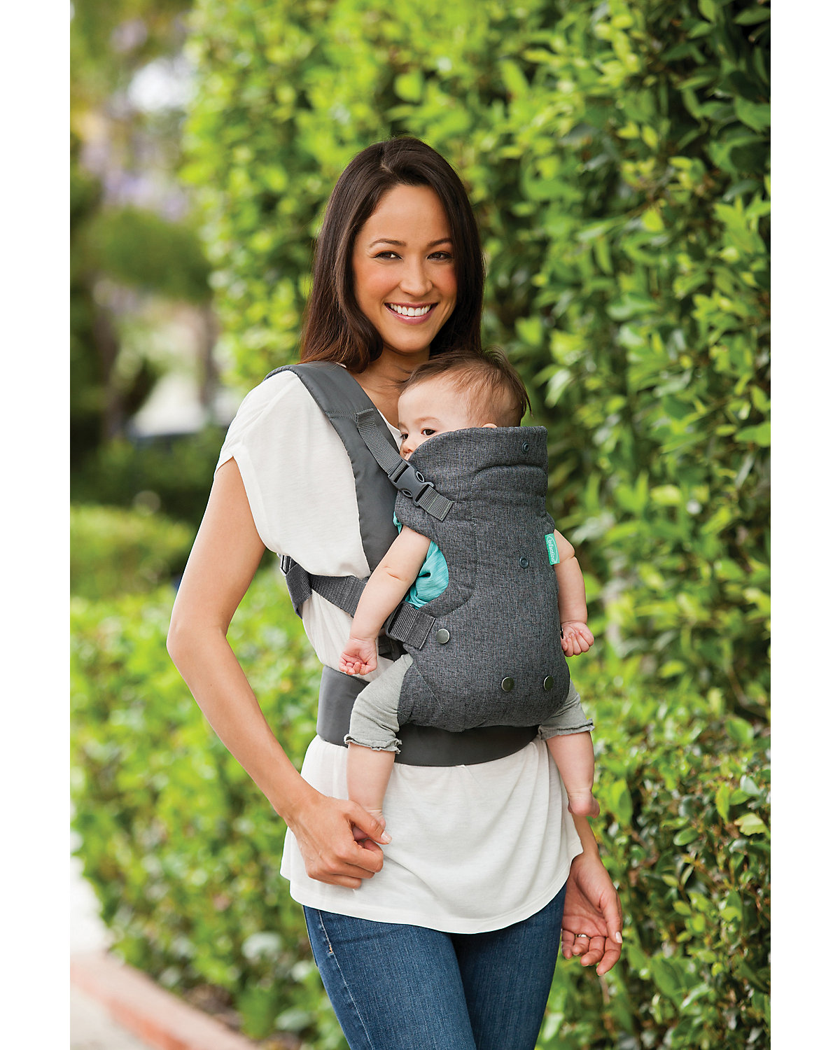 Babytrage Flip Advanced 4 in 1, grau/türkis