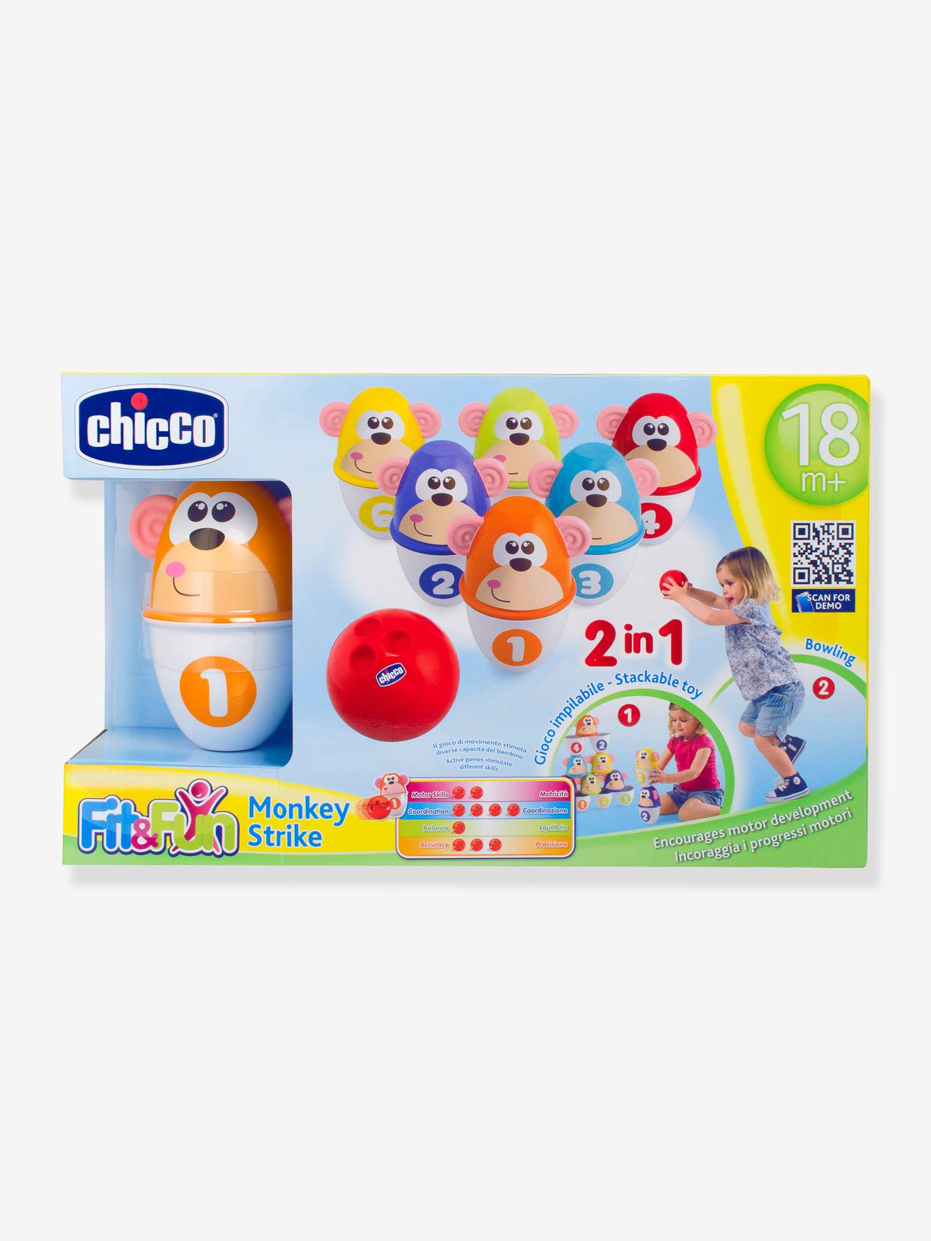 Bowling de la jungle CHICCO blanc