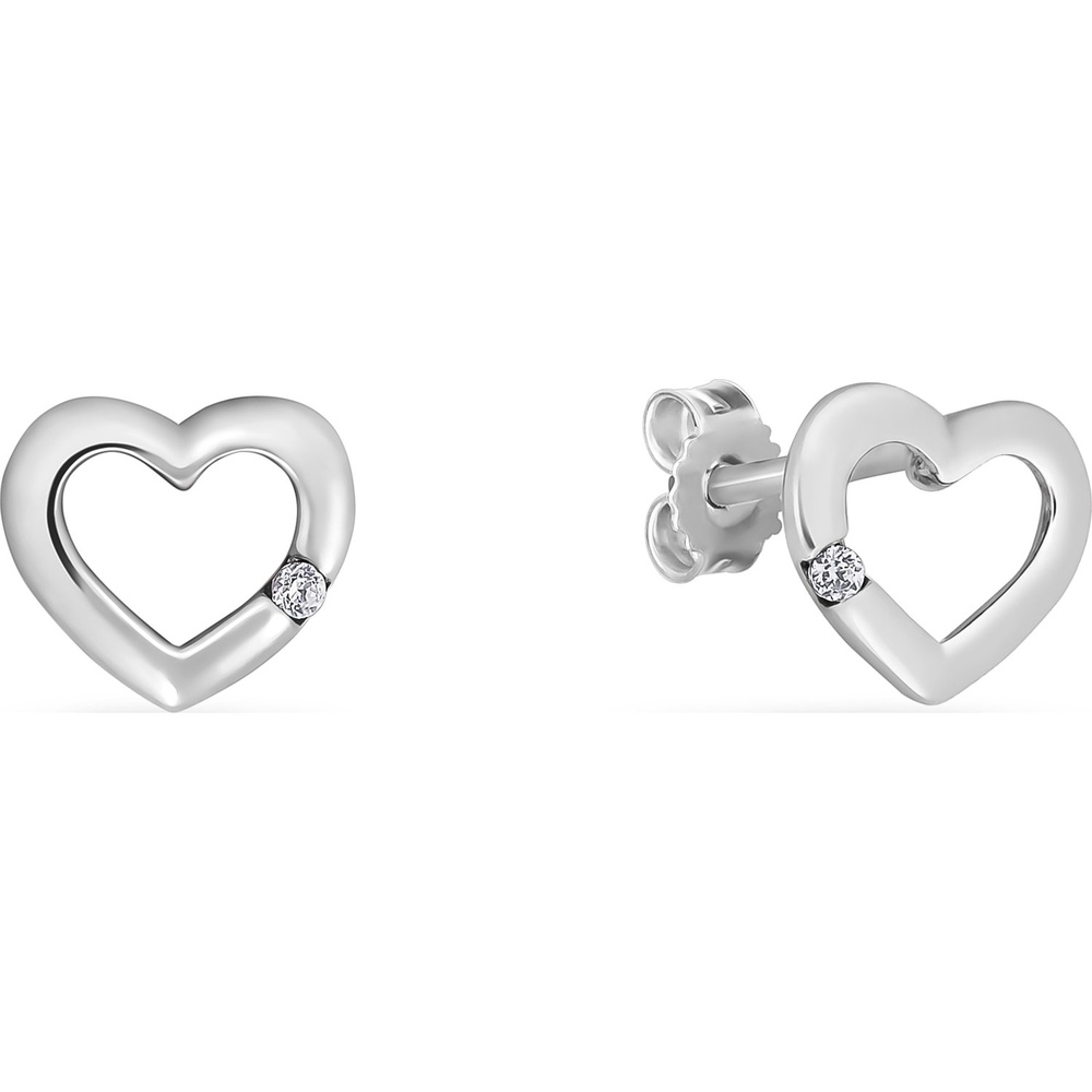 FAVS Boucles d'oreilles à fermoir à poussette 925 Argent Boucles d'oreilles