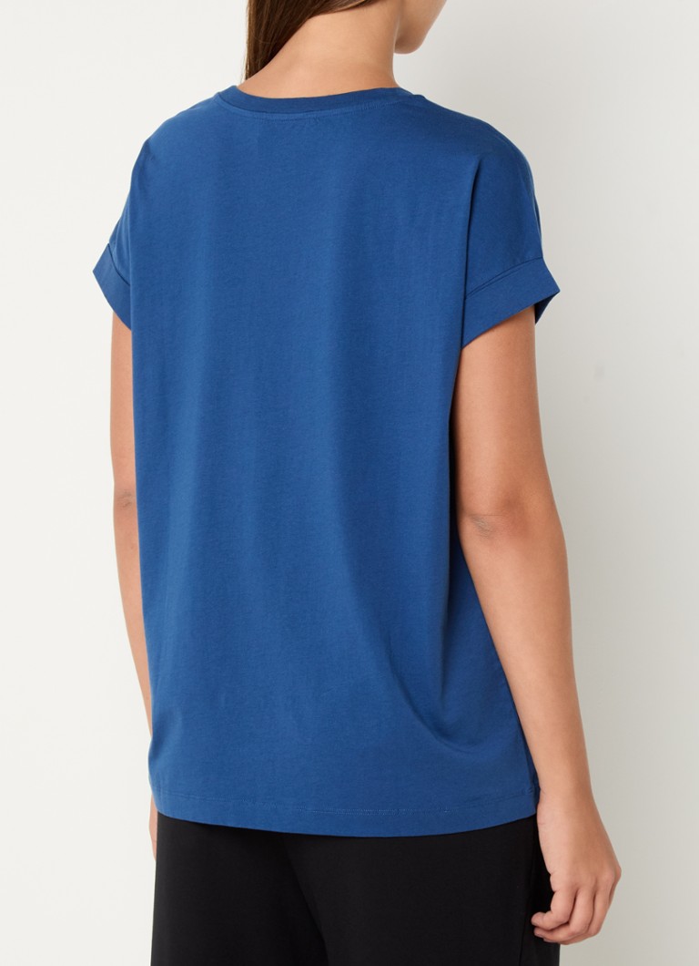ARMEDANGELS  Idaara T-shirt van biologisch katoen met logoborduring