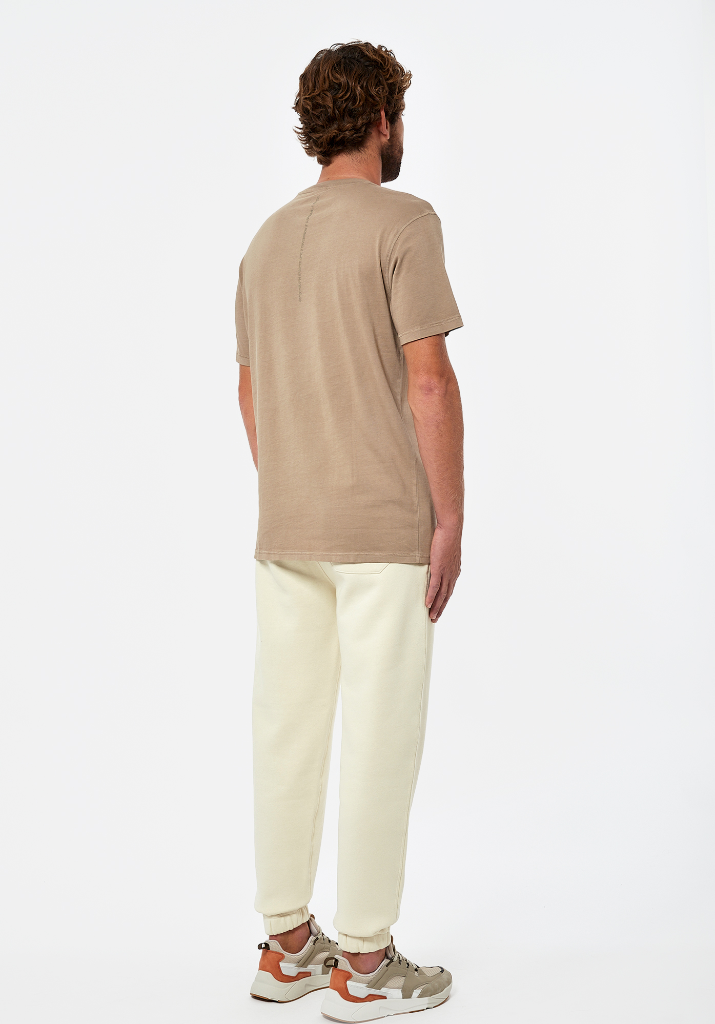CAD    T-shirt beige en 100% coton