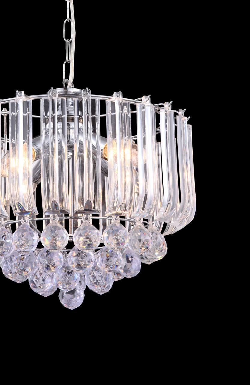 Globo Lighting - MINNESOTA - Luster Metall verchromt, 4x E14