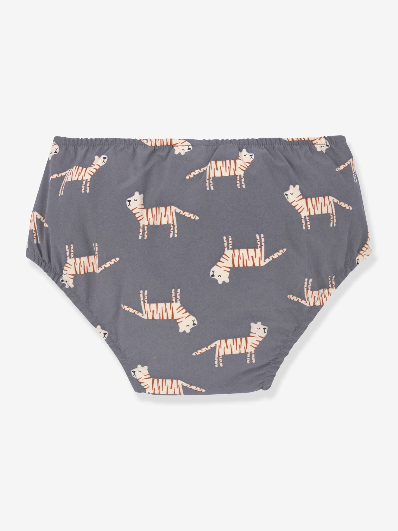 Maillot de bain couche réutilisable LÄSSIG gris imprimé