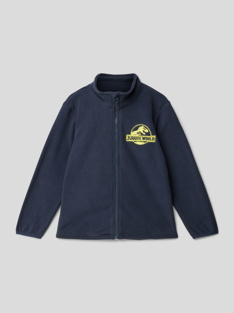 Fleecejacke mit Jurassic World®-Stitching in blau