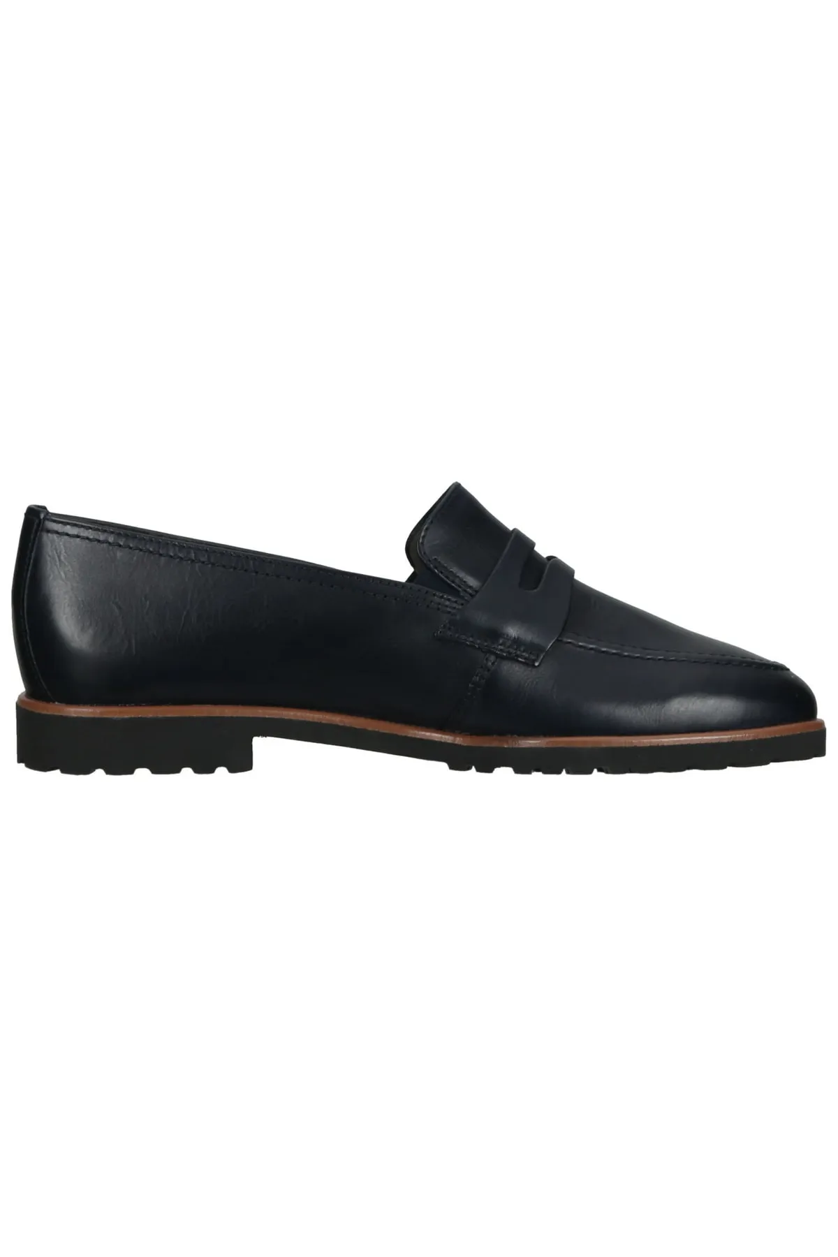 Paul Green  Flacher Schuh - Blau - Blockabsatz