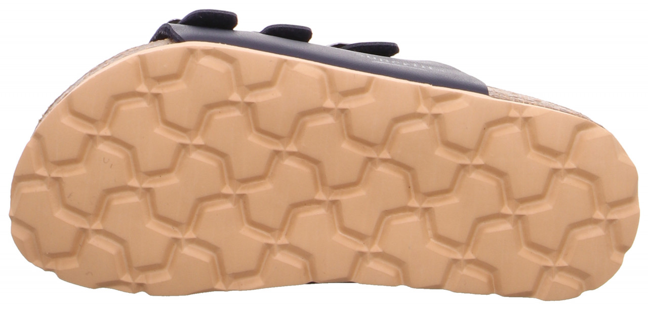 FUSSBETTPANTOFFEL - Blau Pantoffel mit Schnalle