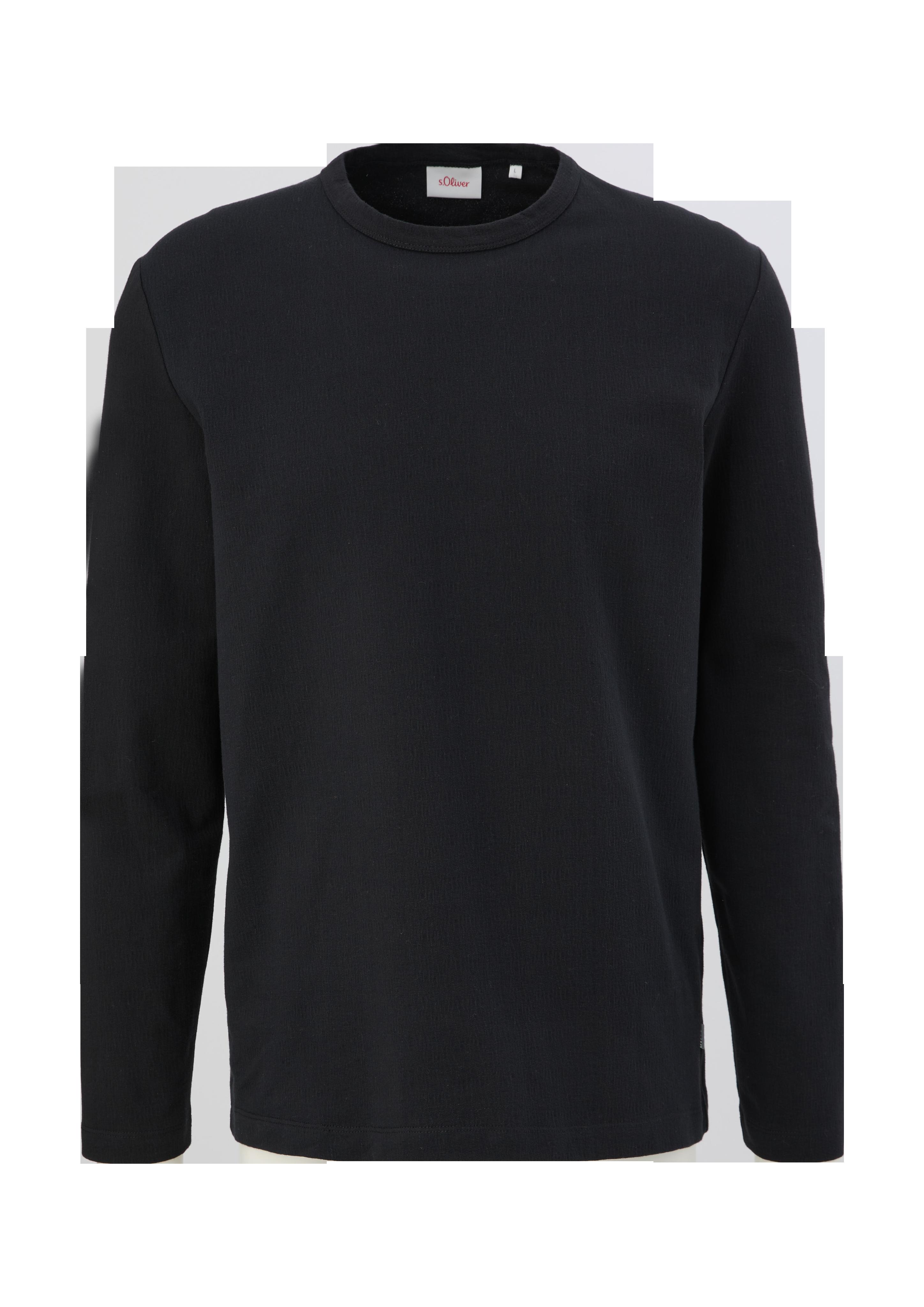 Longsleeve aus Seersucker  2129475-9999