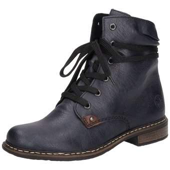 Rieker Schnürstiefelette in blau