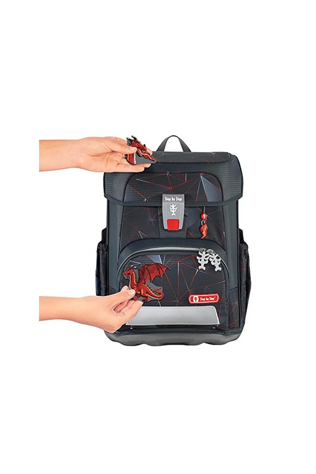 Step By Step  Schulrucksack - Schwarz - Unifarben