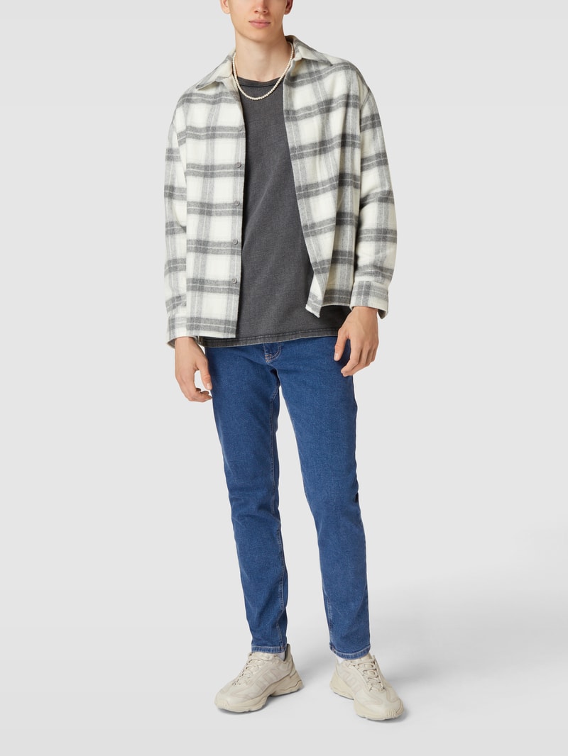 Jeans mit Label-Details Modell 'AUSTIN' in jeans