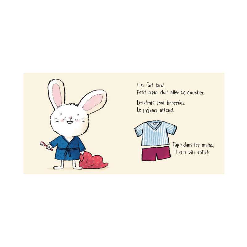 Livre Au lit Petit lapin ! - L'école des loisirs