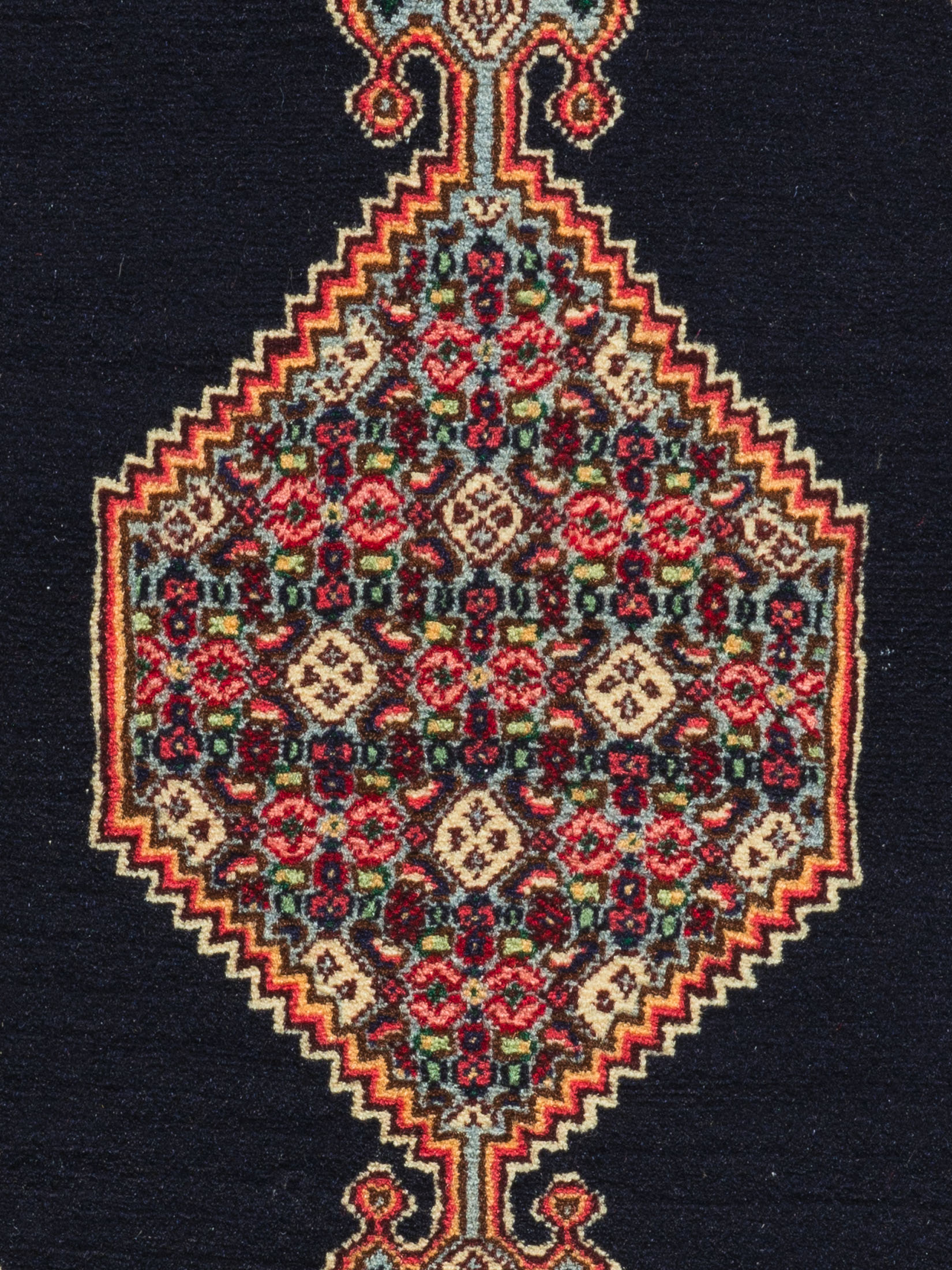 Senneh ca. 70 x 100 cm, Unikat / Einzelstück