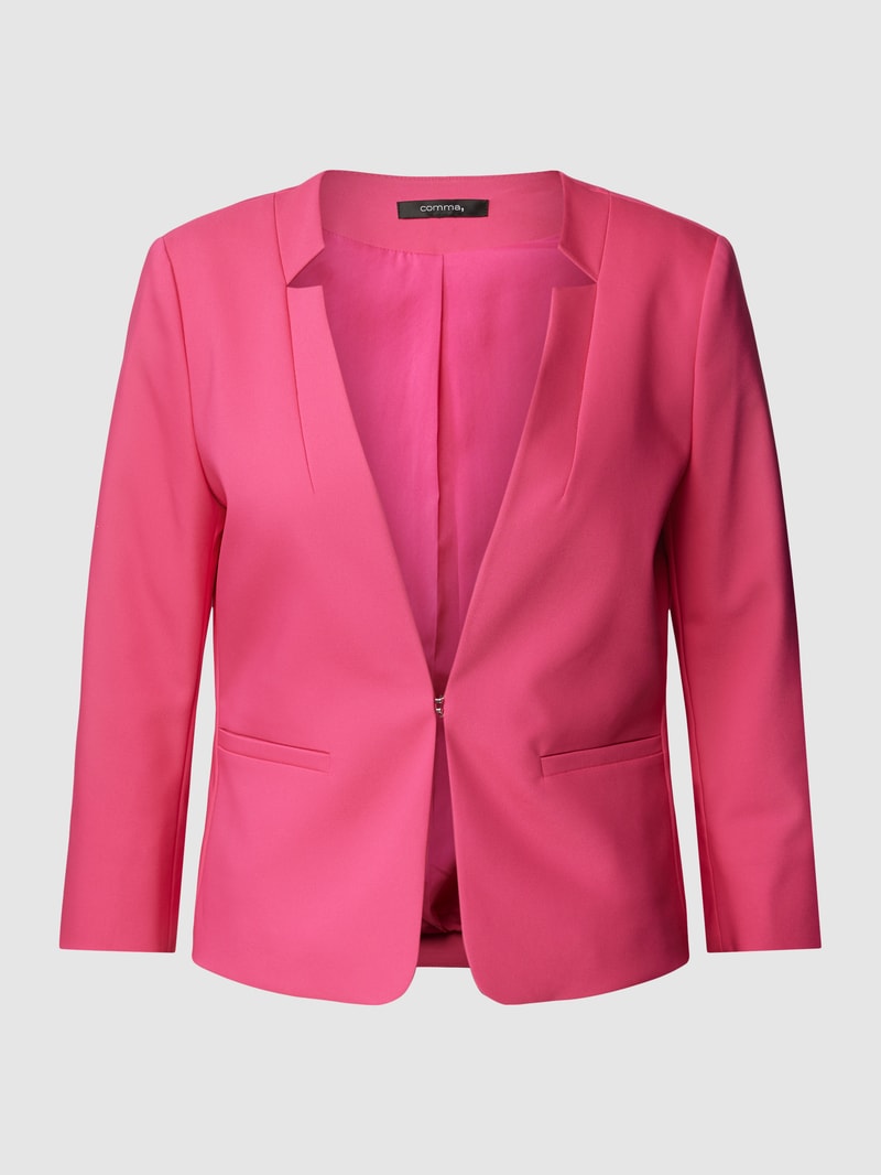 Blazer mit Reverskragen in pink